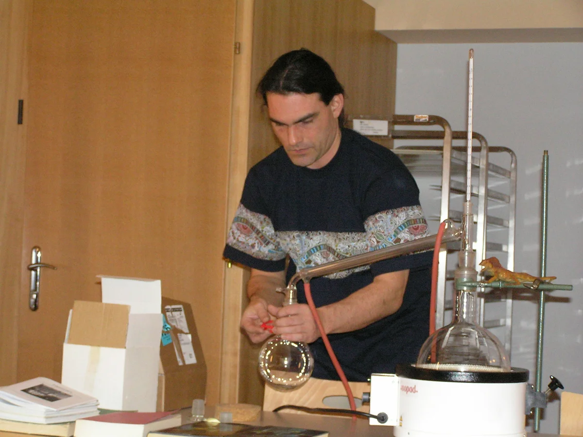 Reinhard Leeb bei einem Vortrag am 9. Februar 2005