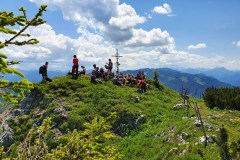 Die Exkursionsgruppe am Gipfel des Noten (1.635 Meter)