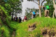 Der Aufstieg aus dem Steinbachtal zum Tremelsteig